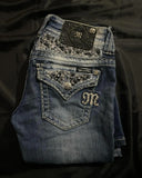 GETADME Streetwear Vintage Jeans Y2K Clothes Womens Vintage Pocket Sequin Washed Blue Baggy Jeans Mid Rise Slim Fit Trousers