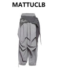 GETADME Summer Women Goblin Core Long Trousers Parachute Pants Harajuku Y2K Streetwear Loose Grunge 2000s Streetwear Hip-pop Sweat Pants
