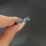 GETADME Y2K Crystal Rings Kpop Heart Adjustable Ring Irregular Geometry Punk Vintage Rings Set for Women Girls New Fashion Jewelry
