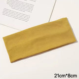 GETADME 1 Pcs Black Headbands for Women No Slip Soft Hair Accessories Stars Head Wraps for Women Yoga Workout