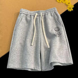 GETADME M-8XL Oversized Shorts Men Thin Casual Wide Leg Shorts Versatile Trend Loose Oversized Sports Shorts for Men