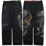 GETADME Harajuku Japanese Retro Selvedge Jeans Man Y2K High-end Brand Natural Indigo Dip Dyeing Harajuku Mopping Pants