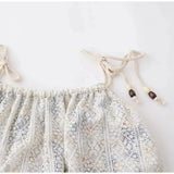 GETADME 프렌치 스타일 해변 슬링 휴가 드레스 여성 레이스 스플라이싱 플로럴 레이어드 루즈 미드 드레스 달콤한 가짜 투피스 비치 드레스