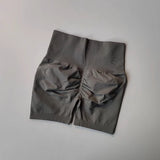 GETADME 여성용 하이웨이스트 스포츠 반바지 피치 힙 리프팅 허리 조임 슬리밍 러닝 트레이닝 피트니스 의류