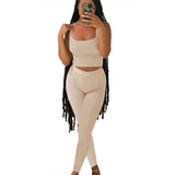 GETADME Lounge Wear Ribbed Casual 2 Piece Summer Shorts Set For Women  Sleeve Top+Elastic Leggings Outfits