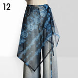 GETADME 190cm Summer Bohemian Hottie Jazz Belt Mesh Breathable Beach Outer Wear Multifunctional Waist scarf Accessories