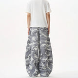 GETADME Camo Men's Baggy Jeans American Style Y2K Denim Pants Wide Leg Office-to-Street Trousers Outdoor Streetwear Hip-Hop Pants