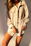 GETADME Hot Selling New Women's Fashion Long Sleeved Single Breasted Cardigan Woolen Sweater Woolen Jacket