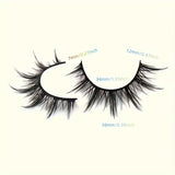 GETADME 10 Pairs Deluxe C Curl False Eyelashes - Multi-Length Manga & Cosplay Lashes Set,Natural-to-Bold Fake Lashes Pair