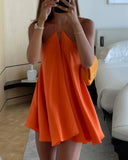 GETADME Sexy Party Off Shoulder Dresses 2025 Women's Elegant Sleeveless Hollow Out Beach Dress Backless High Street Lady Summer Vestidos