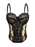 GETADME Floral Lace Lady Bustier Elegant Shaping Sexy Lace Women Corset Girls Slim Evening Wear Crops Lady Short Sweet Body Shaper Top