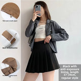 GETADME High-Waisted Slimming Mini Dress For Women Plaid Patterned A- Line Skirt New Style Summer Autumn/Winter Student Version