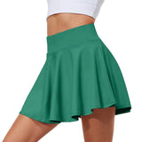 GETADME Women's Stretch Yoga Pants Printed Athletic Shorts Lightweight High Waisted Skirt With Pockets Women Skirts 2025 Elegant