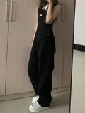 Getadme  Denim Jumpsuit Women Loose Vintage Preppy Style Overalls Female Fashion Streetwear Chic Girls Popular Harajuku