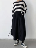 GETADME 2026 Autumn Casual Harem Pants Women Cotton High Waisted Trousers Retro Loose Bloomers Women's Oversize Pants Baggy Sweatpants