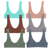 GETADME Women Push Up Bras Deep-U Shape Brassiere Small Cup Bralette Non-wire Seamless Underwear Female Comfy Sexy Lingerie Intimates