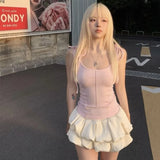 GETADME American hot girl pure desire creative back wing camisole vest summer trend slim fit women's versatile outerwear top