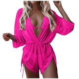 GETADME 여성용 비키니 세트 트렌드 수영복, 비치 점프수트, 비키니 수영복, 3피스 백 스트랩 하이컷, 여성스러운 비키니