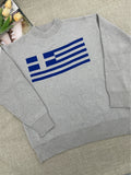 GETADME 2025 Europe and the United States cross-border winter high street casual comfortable color contrast loose knit sweater