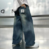 GETADME Teenage Baby Boys Clothes Jeans Spring Autumn Kids Casual Jeans for Big Boy Child Fashion Vintage Trousers Cotton Sweatpants  ﻿