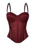 GETADME Floral Lace Lady Bustier Elegant Shaping Sexy Lace Women Corset Girls Slim Evening Wear Crops Lady Short Sweet Body Shaper Top
