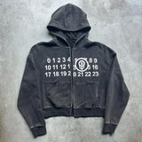 Getadme American Retro Washed Cotton Pullover Zipper Hoodie Men Long Sleeve Loose Top Coat Couple Women Hoodie Black Sweatshirts Ins New