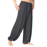 GETADME Women Men Harem Pants Modal Yoga Loose Long Pants Belly Dance Boho Sports Wide Trousers Quick Dry Sweatpants Yoga Clothing