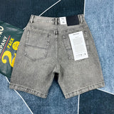GETADME Heavyweight American retro denim shorts for men's summer 2025 new straight casual capre pants