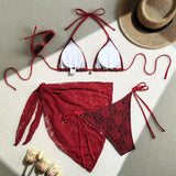 GETADME 2026 Sexy Bikinis Female Swimsuits Women Three-Piece Swimwear Beach Swimming Wear Bathing Suits Brazilian Bikini Set Pool Bather