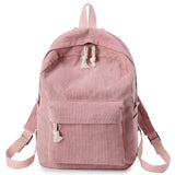 GETADME Harajuku Schoolbag for Girls High School Student Personalized Cordude-Style Backpack