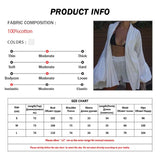 GETADME Oymimi Fashion White Cotton Women's Two Pieces Set Elegant Puff Sleeve Loose Lace-Up Shirts And High Waisted Shorts Female Sets