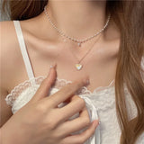 Collier GETADME Soleil Étoile Zircon pour Femme, Collier Vintage en Cuir Double Couche, Collier Ras du Cou, Bijou Tendance