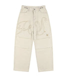 GETADME Light Colour Trend Dressing Up Korean Style Simple Baggy Angel Printed  Jeans 2025 Spring Necessary Solid Retro Straight Pants