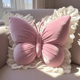 GETADME Cute Princess Butterfly Office Pillow Living Room Bow Bedroom Car Sofa Cushion Home New Pillow Room Home Garden Decor