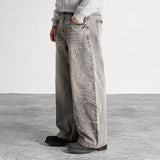 GETADME Y2k Heritage Baggy Jeans Vintage Washed Embroidery Men Women Denim Pants Harajuku High Street Classic Streetwear Casual Jeans