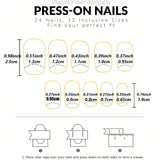 GETADME 24pcs Upgrade Your Look With Pink leopard print bow full coverage false nail set 1pc Nail File & 1Nail Glue Sticker Kit Nails