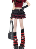 GETADME 여름 여성 다크 아카데미아 일본 Y2K 스트리트웨어 2000년대 E-걸 미니 로리타 스커트 갸루 코켓 가와이이 케이팝 그런지 사이버 펑크