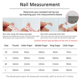 GETADME 10Pcs Short Sweet and Cool Handmade Press On Nails Full Cover Design Round Head Fake Nail Artificial Manicure Wearable Nail Tips