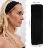 GETADME 1 Pcs Black Headbands for Women No Slip Soft Hair Accessories Stars Head Wraps for Women Yoga Workout