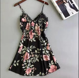 잠옷 여성 섹시 란제리 꽃무늬 잠옷 캐미솔 반바지 세트 부드러운 잠옷 파자마 2피스 나이트웨어 프린트 잠옷 여성 홈웨어