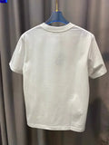 T-shirt à manches courtes Getadme-American rétro en pur coton imprimé papillon, unisexe, grandes tailles.
