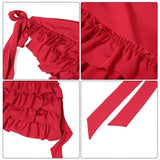 GETADME Embroidered Flower Lace Mini Skirt Irregular See Through Ruched Skirts Lace-up Design High Waist Pleated Skirts