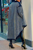GETADME Plus Size Party Mini Dresses Black Spring Autumn Long Sleeve Irregular Hem Cotton Mini Dresses for Women 2025