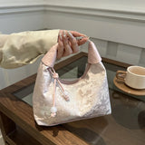GETADME New Chinese Style Fine Embroidery Ladies Handbags 2025 Summer Fashion Shoulder Bag Crossbody Daily Party Tote Handbag For Women