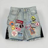 GETADME Y2k Hip Hop Camo Short Jeans Pocket Sweatshorts Men Women Camo Shorts Harajuku Casual Fashion Streetwear Wide Leg Cargo Pants