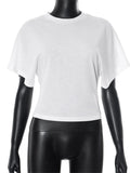 GETADME Tossy White Casual Autumn T-shirt Pullover For Women Bandage High Waist Long Sleeve Commute Loose Tee Female Solid T-shirt 2025