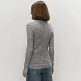 GETADME Talenza Round Neck Knit Pullover Women Summer Casual Solid Long Sleeve Shirt Top 2025 Loose High Street Office Lady Sweater Top