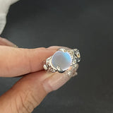 GETADME Y2K Crystal Rings Kpop Heart Adjustable Ring Irregular Geometry Punk Vintage Rings Set for Women Girls New Fashion Jewelry