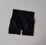 GETADME 여성용 하이웨이스트 스포츠 반바지 피치 힙 리프팅 허리 조임 슬리밍 러닝 트레이닝 피트니스 의류