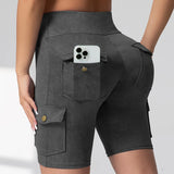 GETADME 1/3 PCS Washed Print Work Pocket Women Leggings Elastic Butt Lifting Fitness Tights 2025 New Athletic Pants Fashion Streetwear